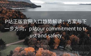 P站正版官网入口趋势解读：方案与下一步方向，p站our commitment to trust and safety