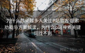 为什么越来越多人关注P站官方 搜索功能与方案解读，为什么p站搜索关键词找不到