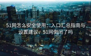 51网怎么安全使用：入口汇总指南与设置建议，51网倒闭了吗