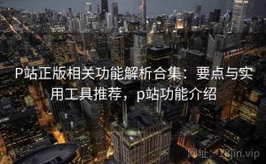 P站正版相关功能解析合集：要点与实用工具推荐，p站功能介绍