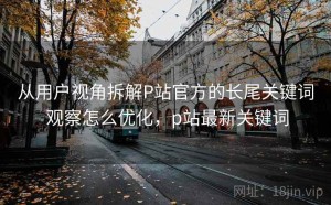 从用户视角拆解P站官方的长尾关键词 观察怎么优化，p站最新关键词