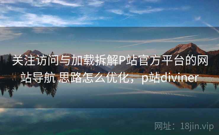 关注访问与加载拆解P站官方平台的网站导航 思路怎么优化，p站diviner